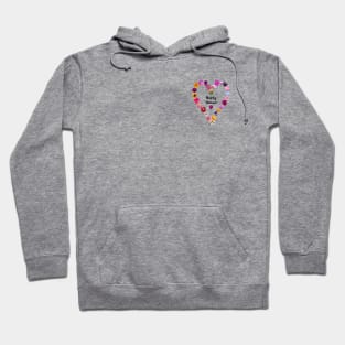 Small Floral Heart for a Nasty Woman Hoodie